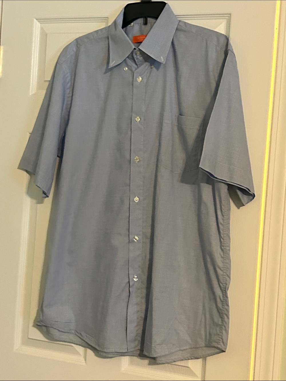 Iceberg Light Blue Short-Sleeve Button-Down Shirt